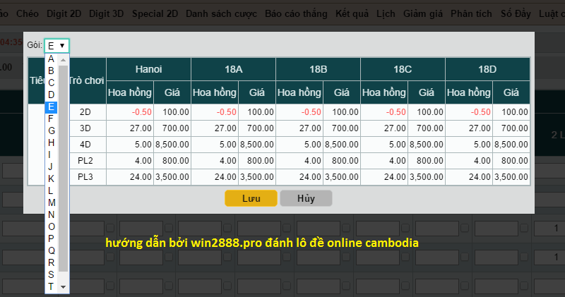 Cách đánh số đề Campuchia kết quả Việt Nam mới tại Win2888
