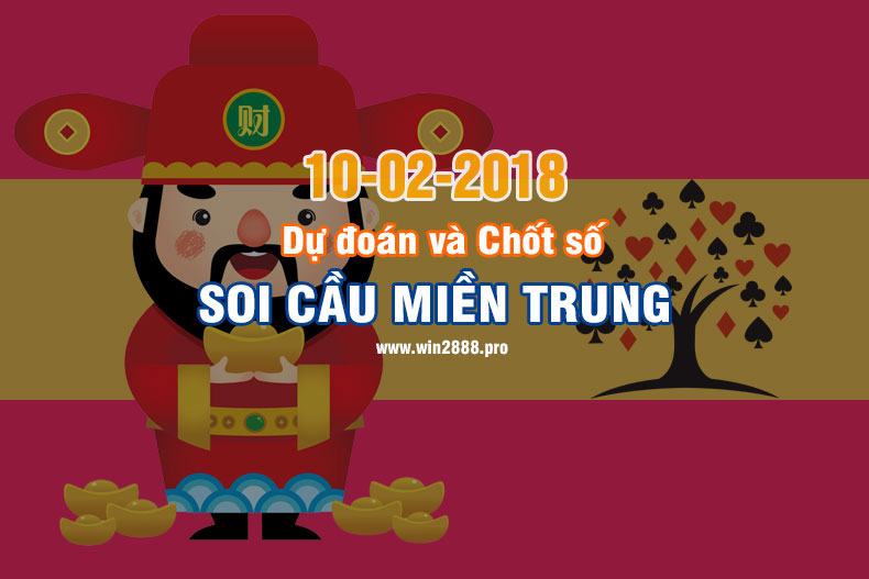 Win2888 chốt số soi cầu XSMT 10-2-2018