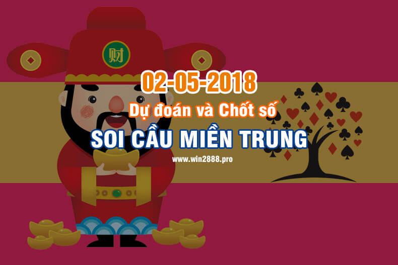 Win2888 chốt số soi cầu XSMT 2-5-2018