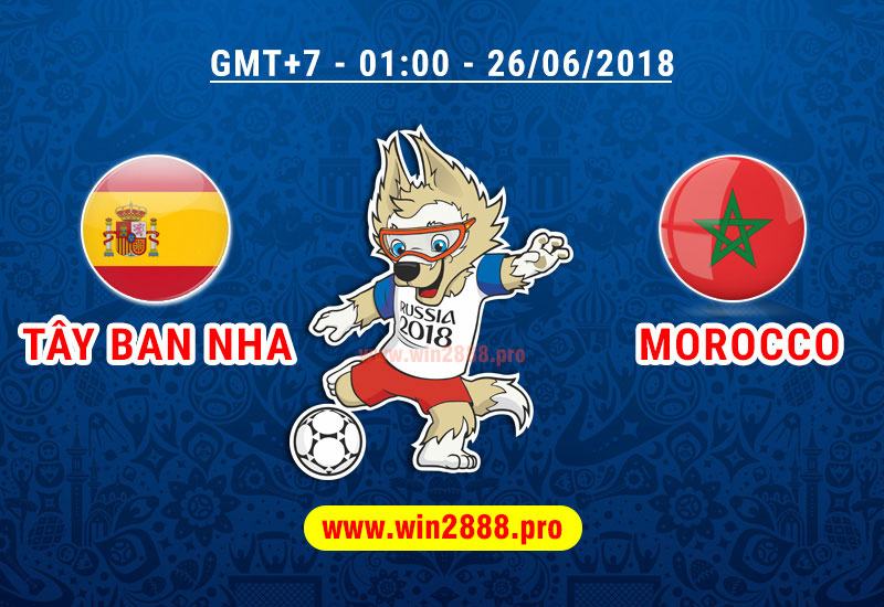 Soi Kèo Tây Ban Nha vs Morocco (01h00 - 26/06) – Bảng A World Cup 2018