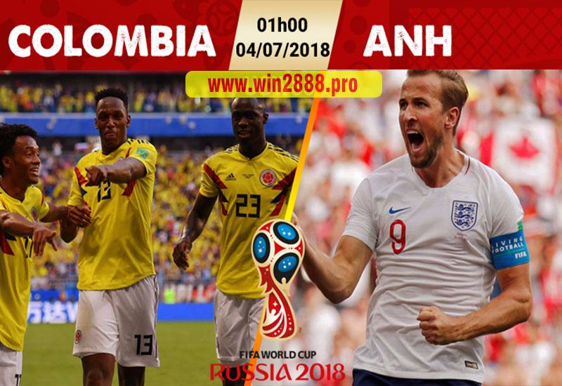 Soi Kèo Thụy Anh vs Colombia – Vòng 1-16 World Cup 2018 - 01h00 Ngày 4/7