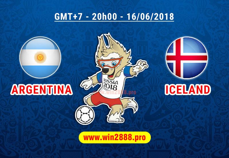Soi Kèo Argentina vs Iceland 16/06/2018 – Bảng D World Cup 2018