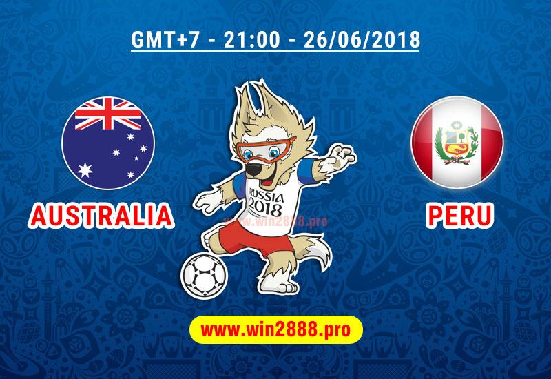Soi Kèo Australia vs Peru (26/06) – Bảng C World Cup 2018