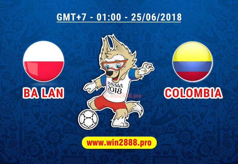 Soi Kèo Ba Lan vs Colombia 25/06/2018 – Bảng H World Cup 2018