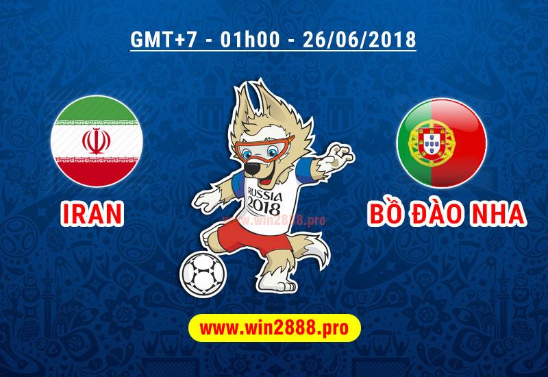 Soi Kèo Bồ Đào Nha vs Iran 01h - 26/06 - Bảng B World Cup 2018