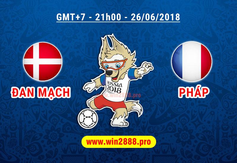 Soi Kèo Đan Mạch vs Pháp 26/06/2018 – Bảng C World Cup 2018