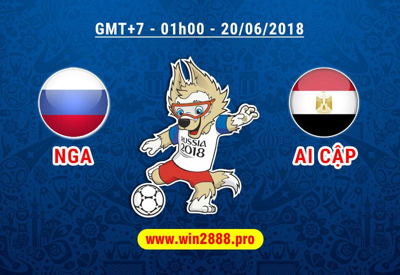 Soi kèo Nga vs Ai Cập - Bảng A World Cup 2018