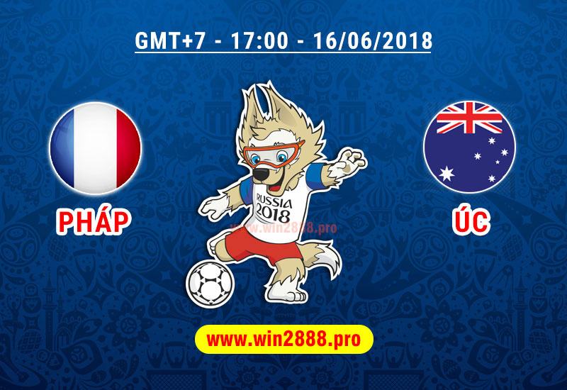 Soi Kèo Pháp vs Úc ngày 16/06/2018 – Bảng C World Cup 2018