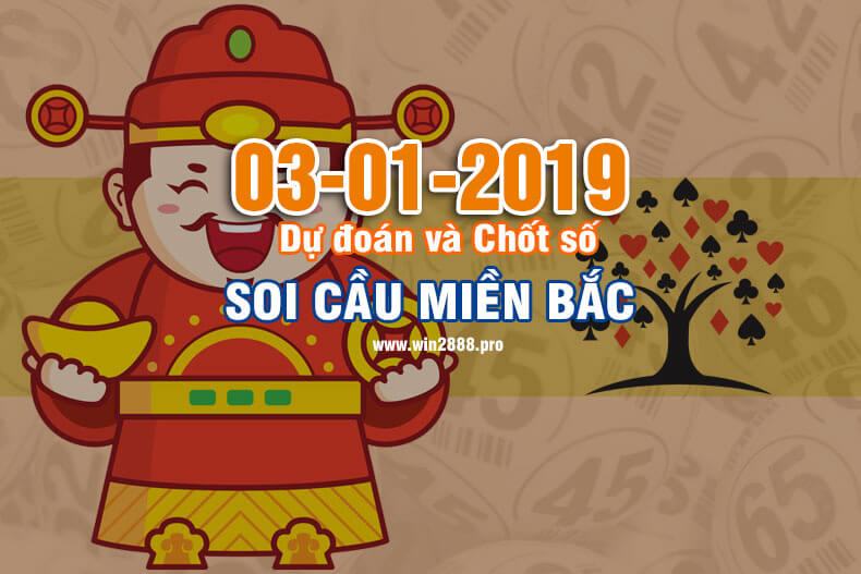 Win2888 chốt số soi cầu XSMB 3-1-2019