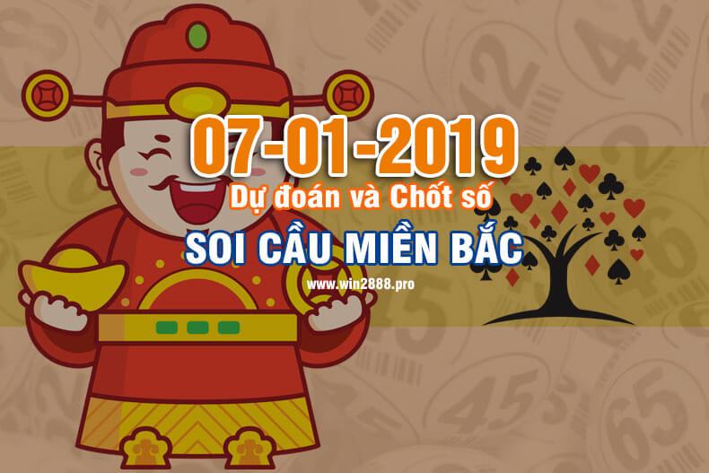 Win2888 chốt số soi cầu XSMB 7-1-2019