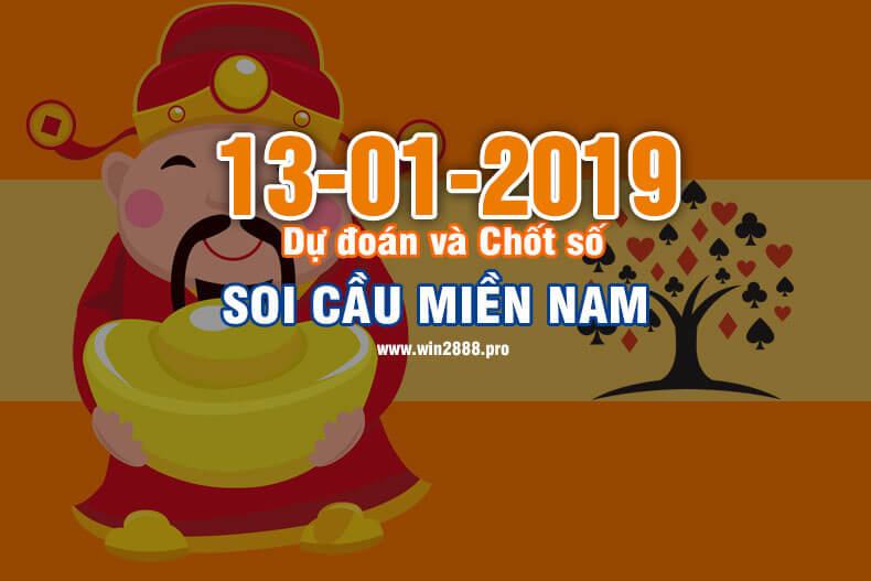 Win2888 soi cầu chốt số XSMN 13-1-2019