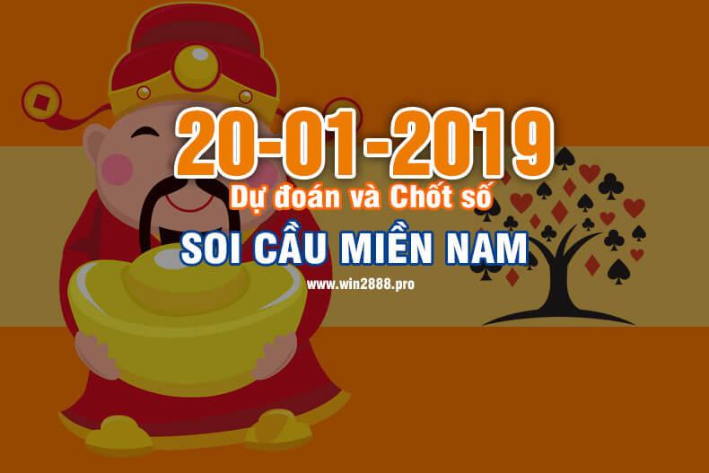 Win2888 soi cầu chốt số XSMN 20-1-2019