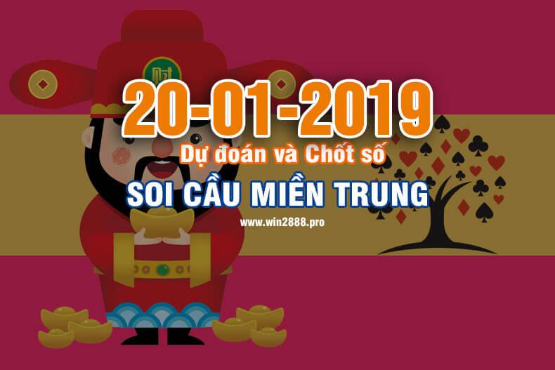 Win2888 chốt số soi cầu XSMT 20-1-2019