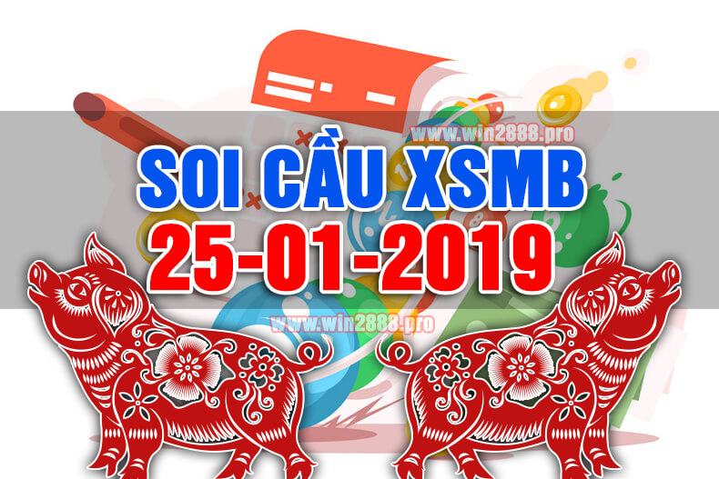 Win2888 chốt số soi cầu XSMB 25-1-2019