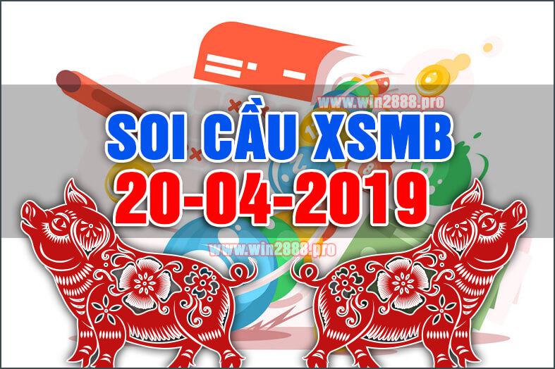 Win2888 chốt số soi cầu XSMB 20-4-2019