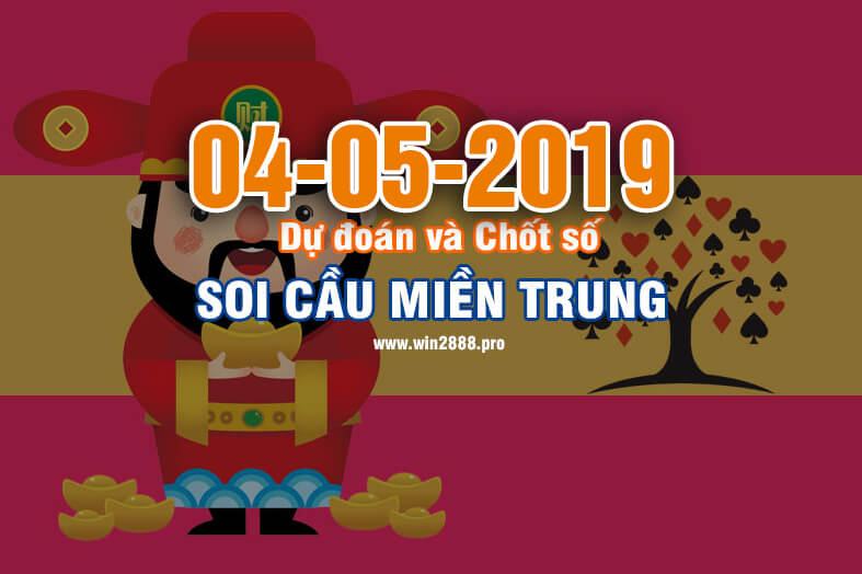 Win2888 chốt số soi cầu XSMT 4-5-2019