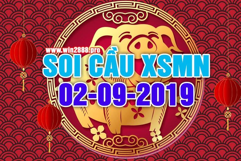 Win2888 soi cầu chốt số XSMN 2-9-2019