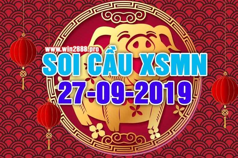 Win2888 soi cầu chốt số XSMN 27-9-2019