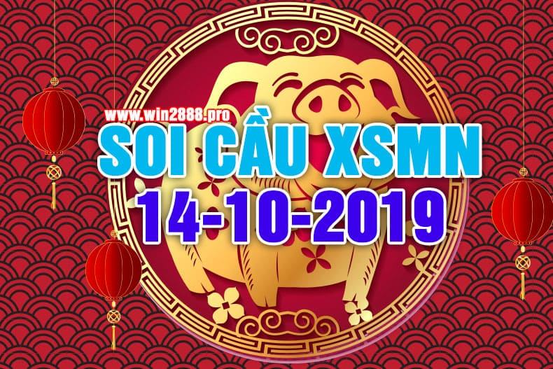 Win2888 soi cầu chốt số XSMN 14-10-2019