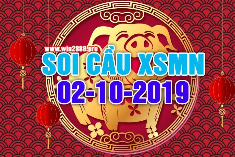 Win2888 soi cầu chốt số XSMN 2-10-2019