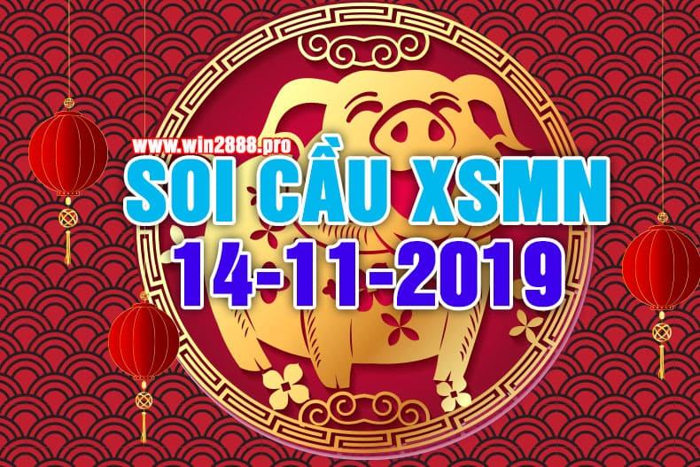 Win2888 soi cầu chốt số XSMN 14-11-2019