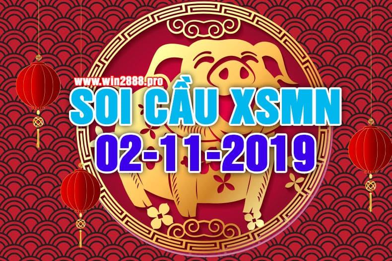 Win2888 soi cầu chốt số XSMN 2-11-2019