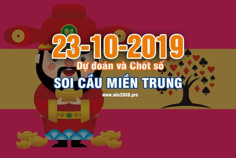 Win2888 chốt số soi cầu XSMT 23-10-2019