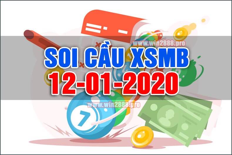 Win2888 chốt số soi cầu XSMB 12-1-2020