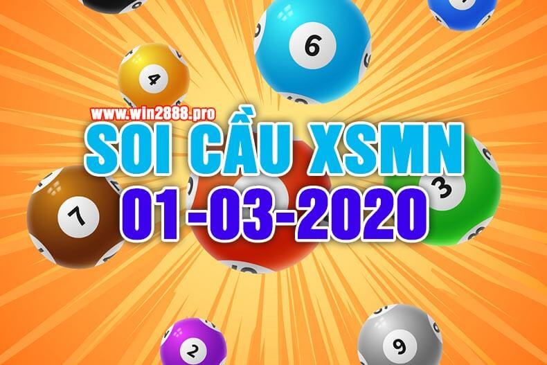 Win2888 soi cầu chốt số XSMN 1-3-2020