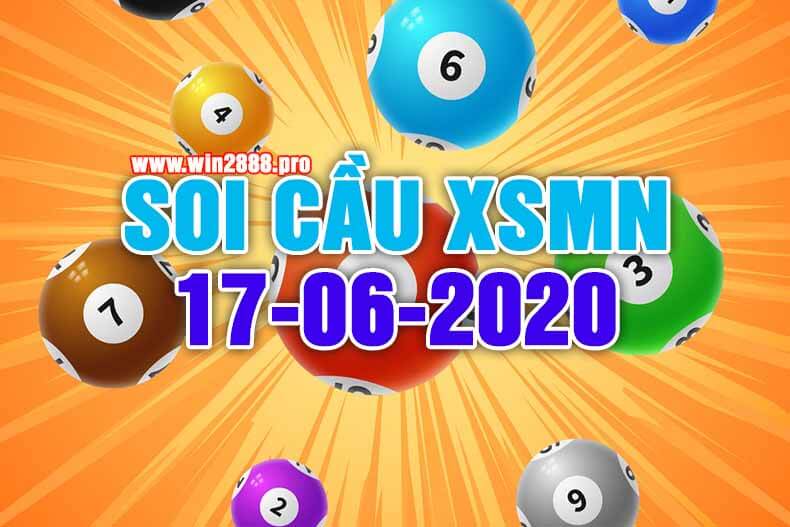 Win2888 soi cầu chốt số XSMN 17-6-2020