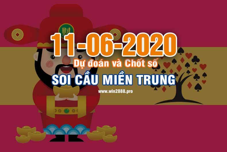 Win2888 chốt số soi cầu XSMT 11-6-2020