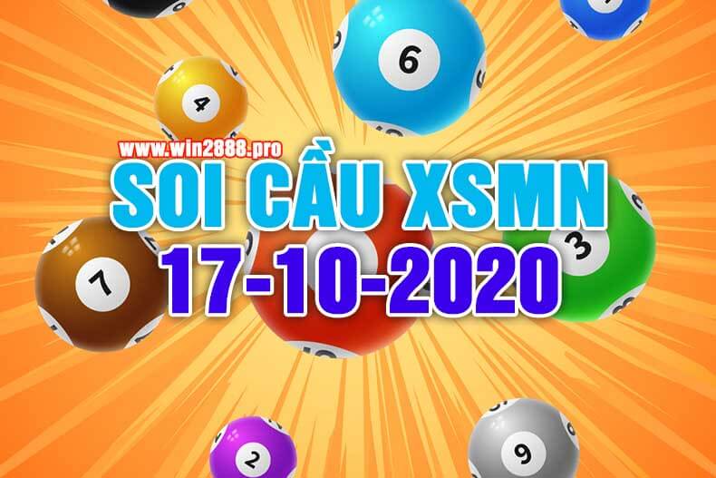 Win2888 soi cầu chốt số XSMN 17-10-2020