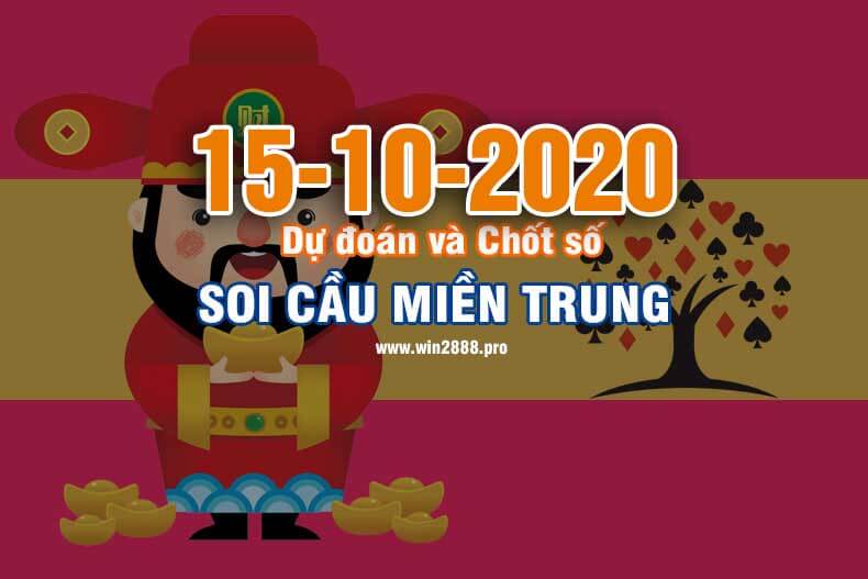 Win2888 chốt số soi cầu XSMT 15-10-2020