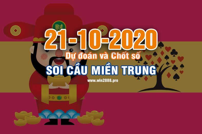 Win2888 chốt số soi cầu XSMT 21-10-2020