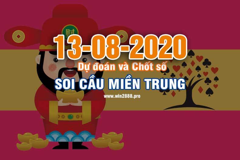 Win2888 chốt số soi cầu XSMT 13-8-2020