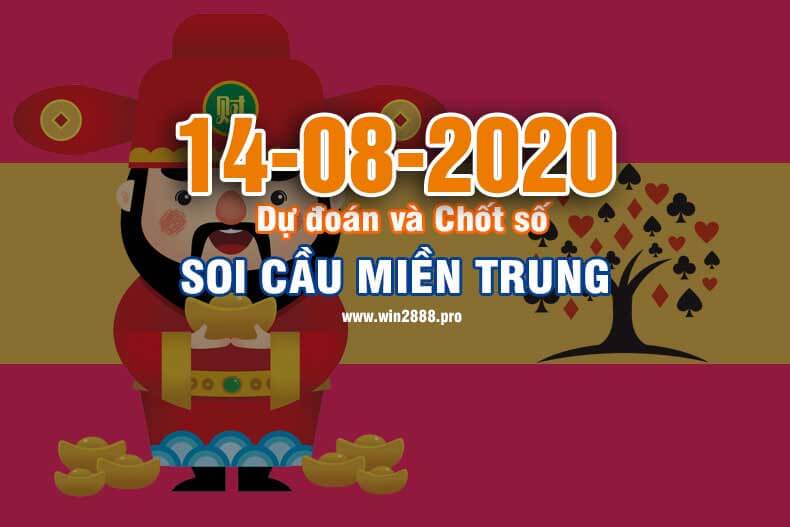 Win2888 chốt số soi cầu XSMT 14-8-2020