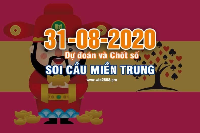 Win2888 chốt số soi cầu XSMT 31-8-2020